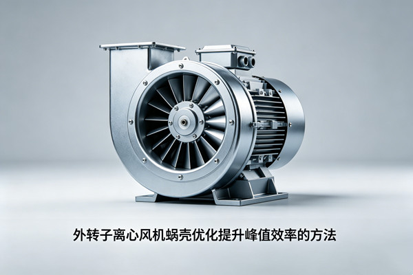 外转子亚洲麻豆精品在线蜗壳优化提升峰值效率的方法
